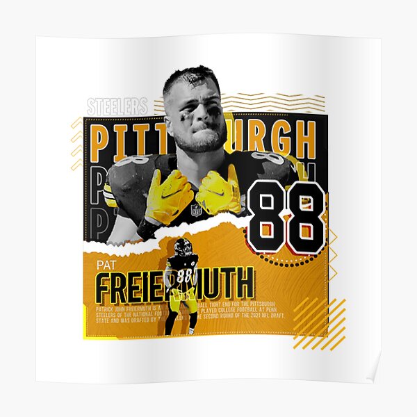 Mitch Trubisky Football Paper Poster Steelers 2 - Mitch Trubisky