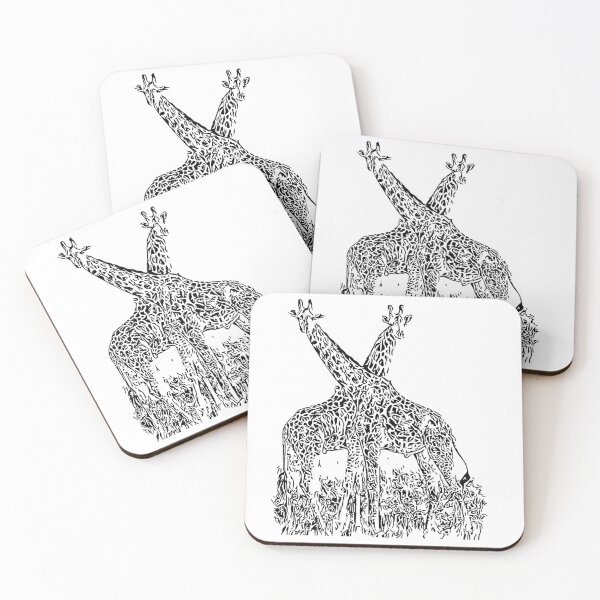 Item preview, Two Giraffes designed and sold by rvdlaak.