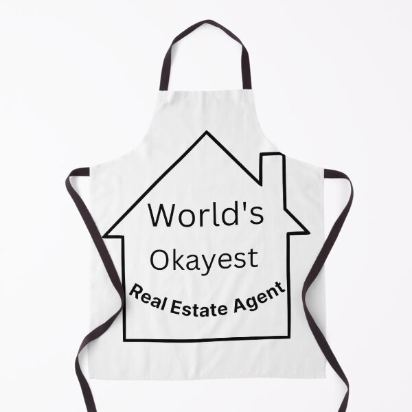 Item preview, World's Okayest Real Estate Agent designed and sold by LYNNEAPUGH.
