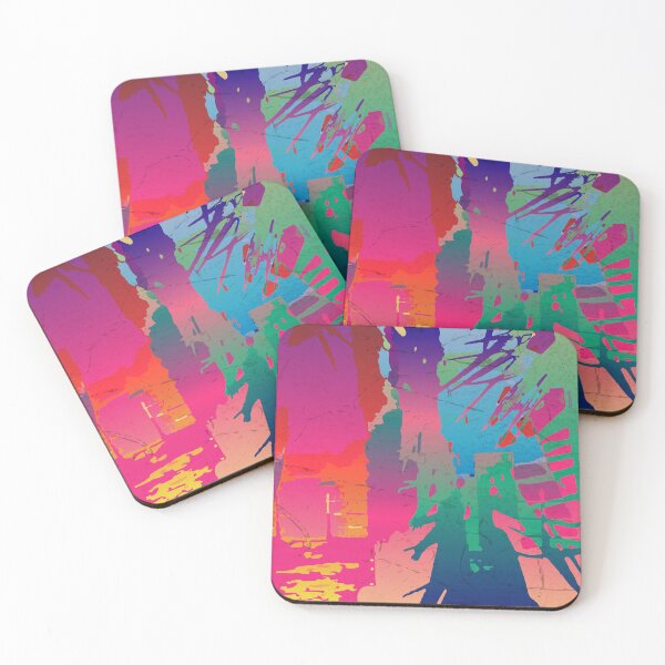 Item preview, Abstract tropical shapes designed and sold by makart2.