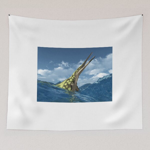 Item preview, Marine reptile Hupehsuchus in stormy sea designed and sold by MIRO3D.