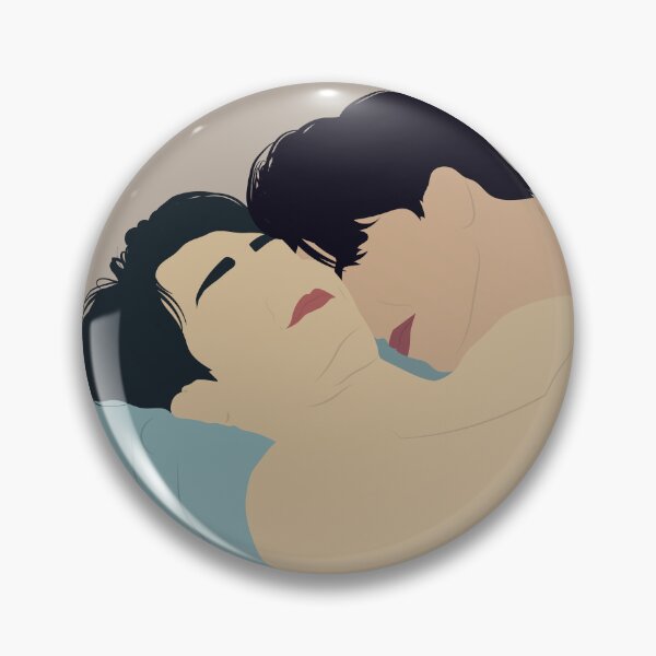 Item preview, sky and prapai cuddling in bed designed and sold by Pinu92.