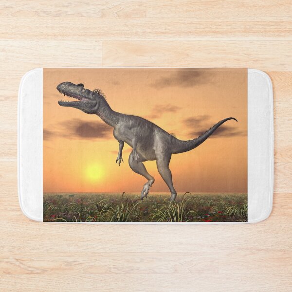Item preview, Dinosaur Megalosaurus at sunset designed and sold by MIRO3D.
