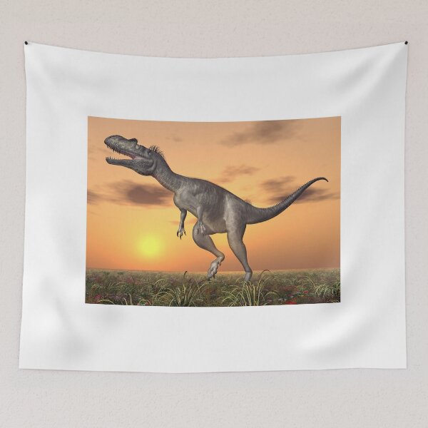 Item preview, Dinosaur Megalosaurus at sunset designed and sold by MIRO3D.