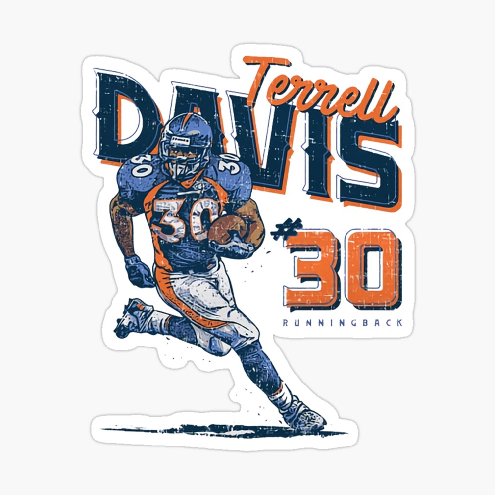 terrell davis rushing' Poster for Sale by Ellischan