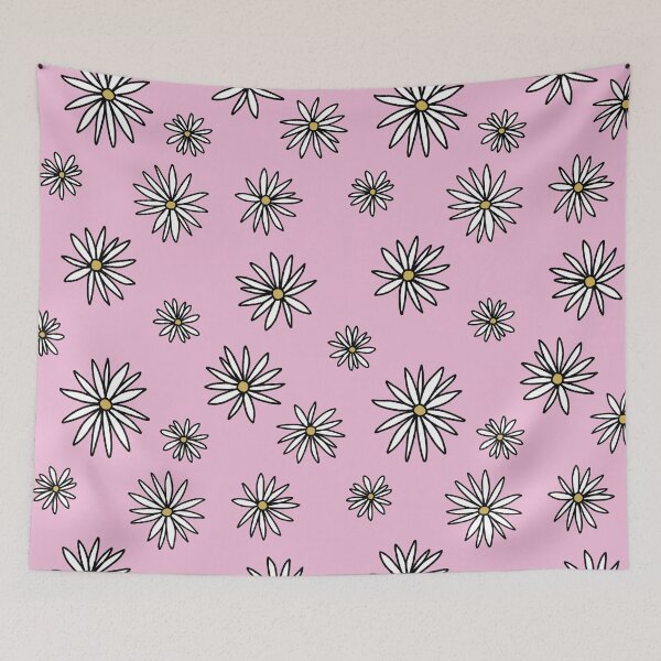 Item preview, Daisy Doodle on Pink designed and sold by seasawdigital.