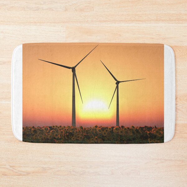Item preview, Wind Turbines at Sunset designed and sold by MIRO3D.