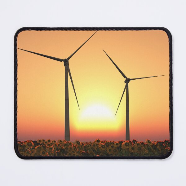 Item preview, Wind Turbines at Sunset designed and sold by MIRO3D.