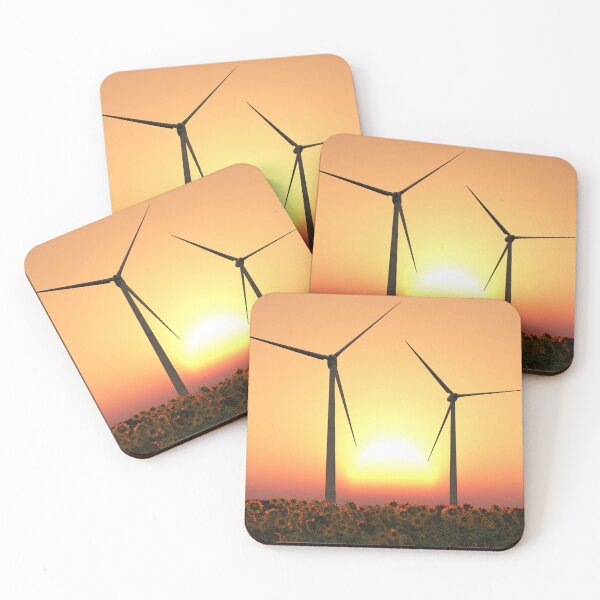 Item preview, Wind Turbines at Sunset designed and sold by MIRO3D.
