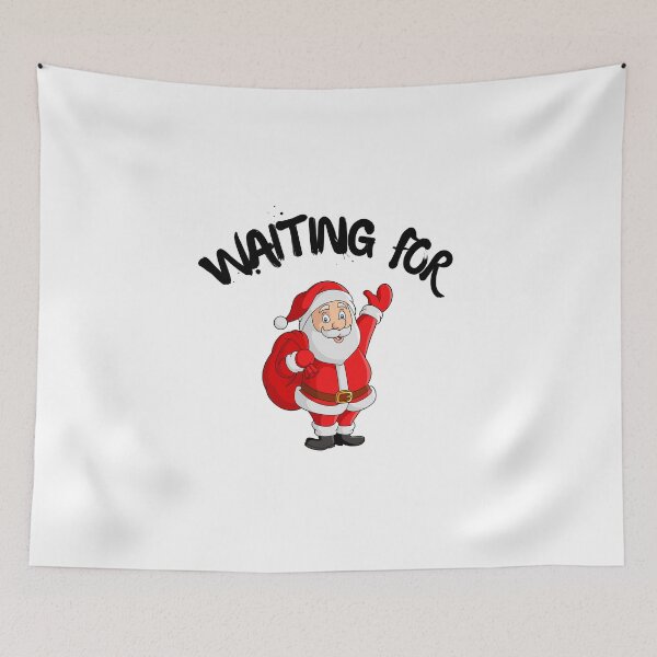 Item preview, Waiting For Santa - Christmas X-mas Celebration designed and sold by Designs By Haris.