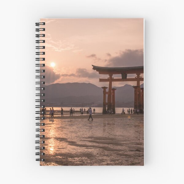 Item preview, Hermosa puesta de sol en la puerta torii itsukushima designed and sold by AvonPerception.