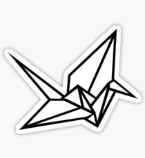 Origami Paper Crane Sticker