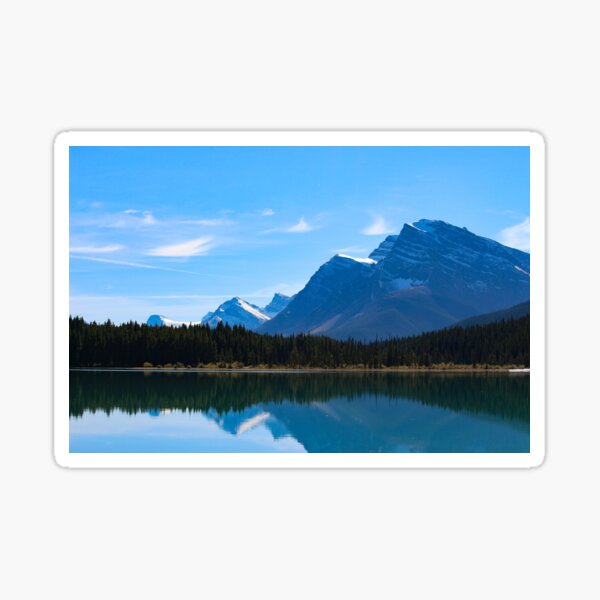 Mountain mirror Sticker