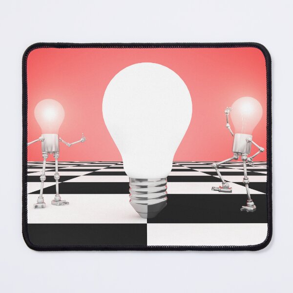 Item preview, Two lightbulb figures with a lightbulb designed and sold by MIRO3D.