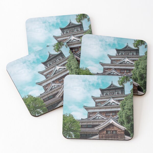 Item preview, Hiroshima castle (広島城 hiroshima jō) also known as carp castle (鯉城 rijō) designed and sold by AvonPerception.