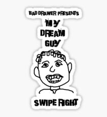 Bad Drawer Presents Dream Guy Sticker