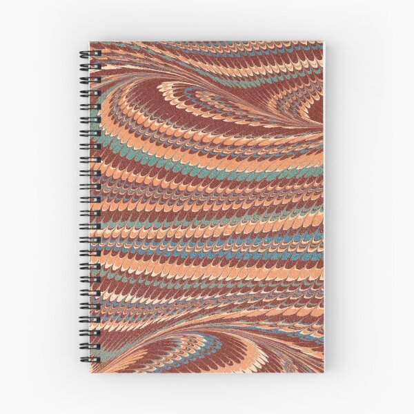 Item preview, Intensely patterned red brown marbling designed and sold by coverinlove.