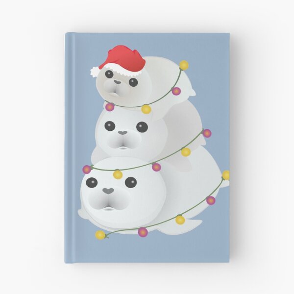 Item preview, seals christmas tree cute seal designed and sold by MiraNomegusta.