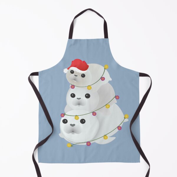 Item preview, seals christmas tree cute seal designed and sold by MiraNomegusta.