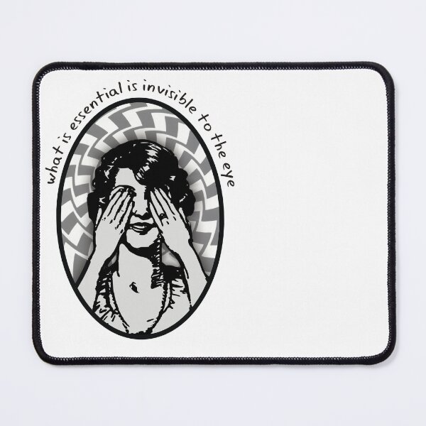 Item preview, what is essential is invisible to the eye black simple hand written designed and sold by OptLuv.