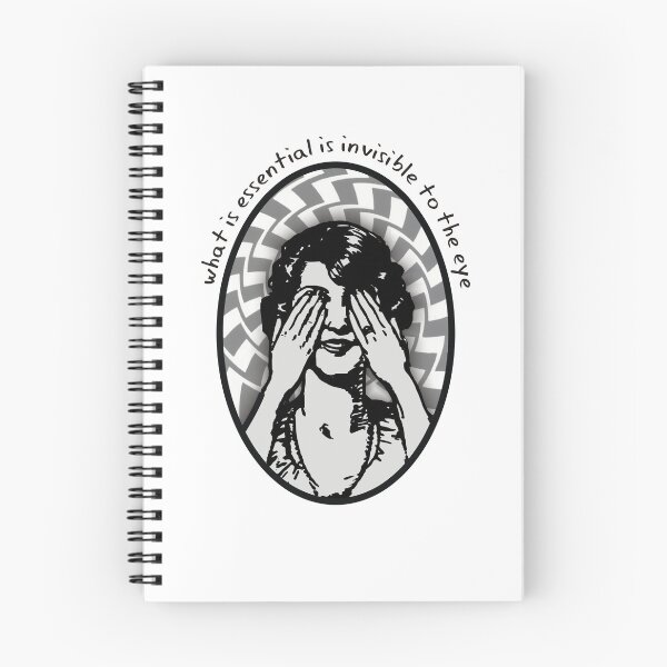 Item preview, what is essential is invisible to the eye black simple hand written designed and sold by OptLuv.