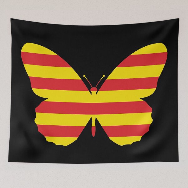 Item preview, Catalonia, Butterfly designed and sold by wickedcartoons.