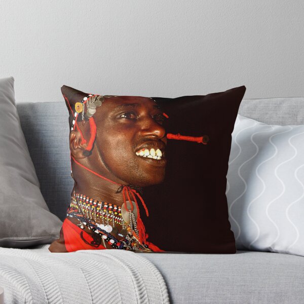 Item preview, Portrait of a Young Maasai, or Masai, Moran of Kenya & Tanzania   designed and sold by Carole-Anne.