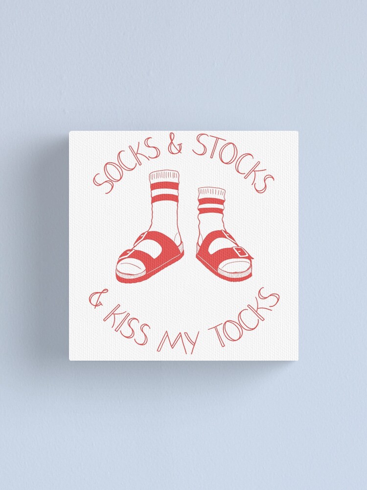 Alternate view of Socks and Stocks Canvas Print