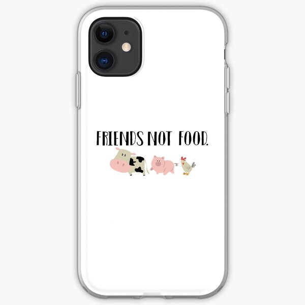 Friends Not Food - Animals iPhone Soft Case