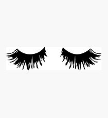 Wimpern drucken Fotodruck