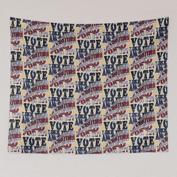 Item preview, American VOTE Flags designed and sold by MotionEssence.