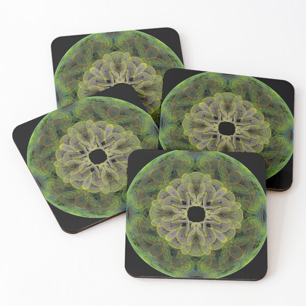 Item preview, Green Yoga Mandala designed and sold by jade-cooper-art.