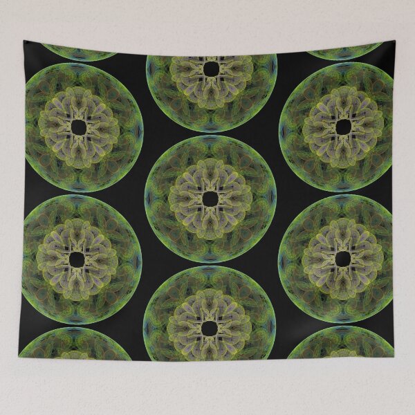 Item preview, Green Yoga Mandala designed and sold by jade-cooper-art.