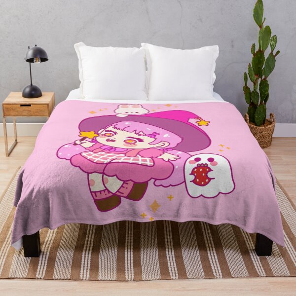 Item preview, Cute Pink Chibi Anime Witch designed and sold by satchisatchi.