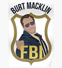 Burt Macklin - Parks and Recreation Poster