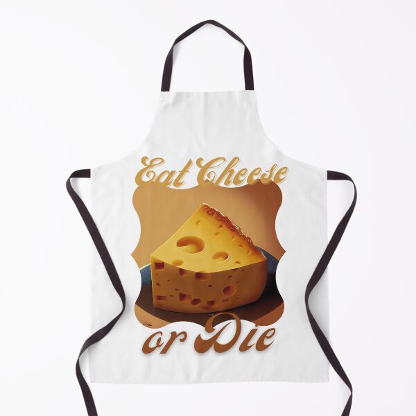 Item preview, Cartoon Eat Cheese or Die designed and sold by TheCreativeFab.