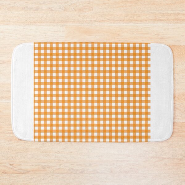 Item preview, Buffalo Plaid Light Orange White Fall Pattern designed and sold by lionjak.