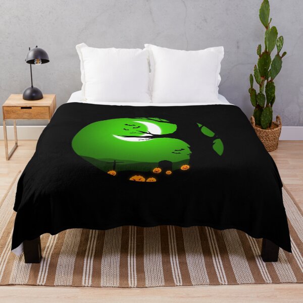 Item preview, Green graveyard halloween designed and sold by Psyche-Hyena.