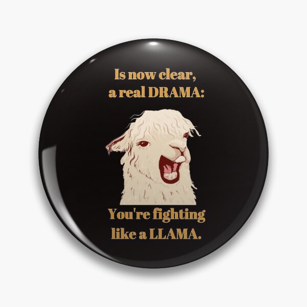 Item preview, One big fighting llama designed and sold by CaraDesign.