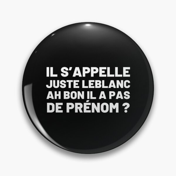 Item preview, Il s’appelle Juste Leblanc (Le Dîner de Cons) - 2 designed and sold by Cultissime.