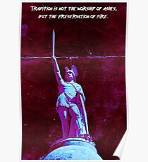 Tradition - Fashwave - Vaporwave Poster