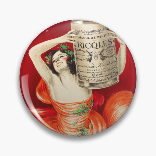 Item preview, Alcool De Menthe RICQLE'S 1924 Vintage French Art Deco Poster by Leonetto Cappiello designed and sold by retroposters.