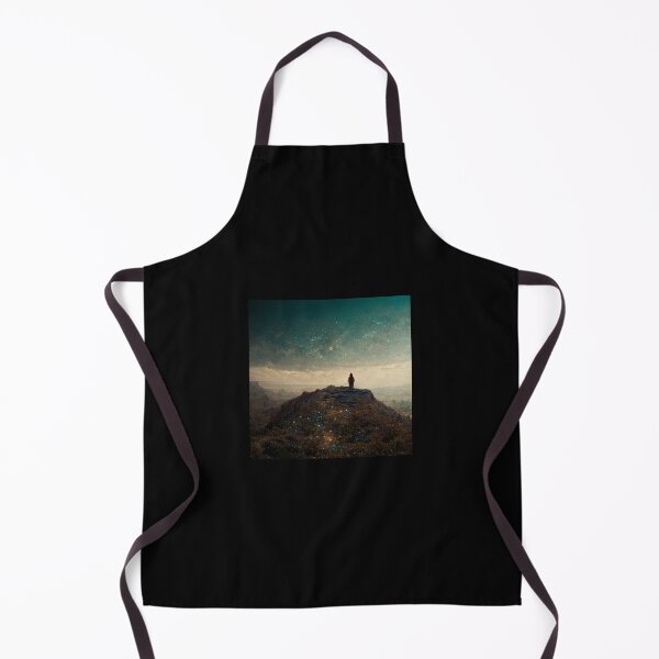 Item preview, Magical Person On Mountaintop Fantasy Artistic Painting Futuristic   designed and sold by LADistrictGarb.