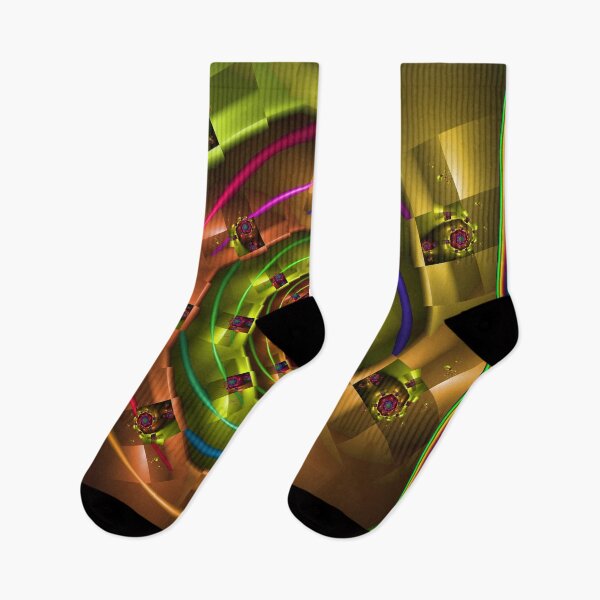 Item preview, Geometric Rainbow Fractal designed and sold by pinkal.