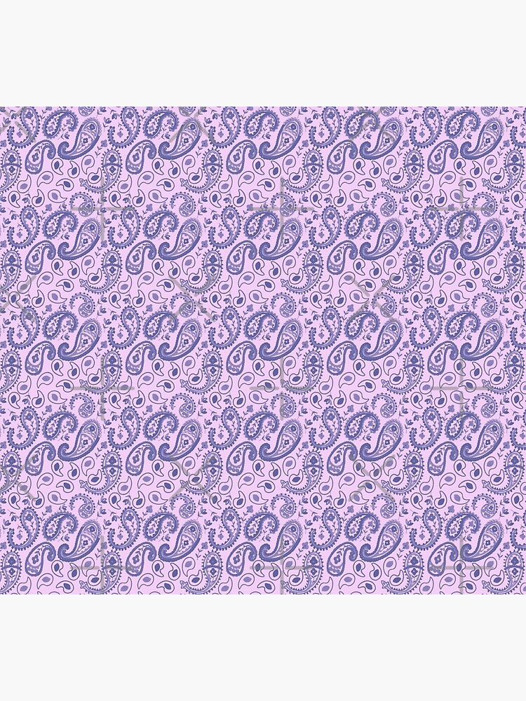 Disover Purple Paisley Dreams Pattern-Over dusty purple Socks