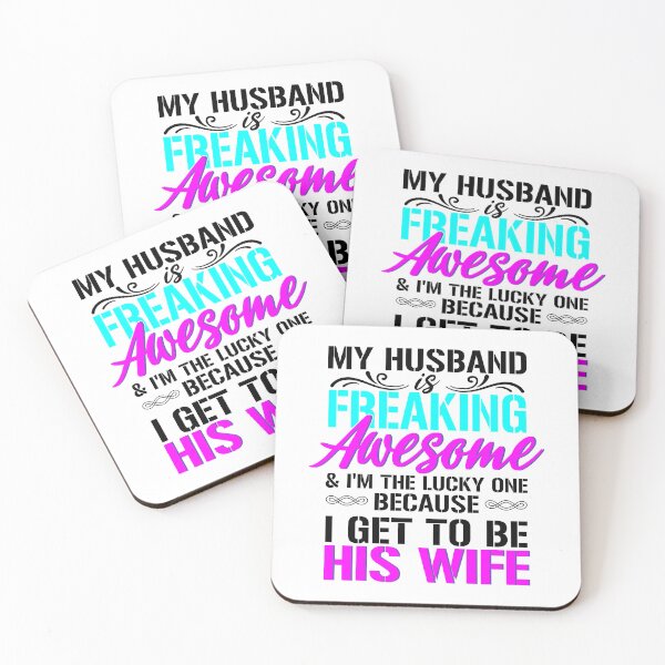 Item preview, MY HUSBAND IS FREAKING AWESOME designed and sold by jaftees.