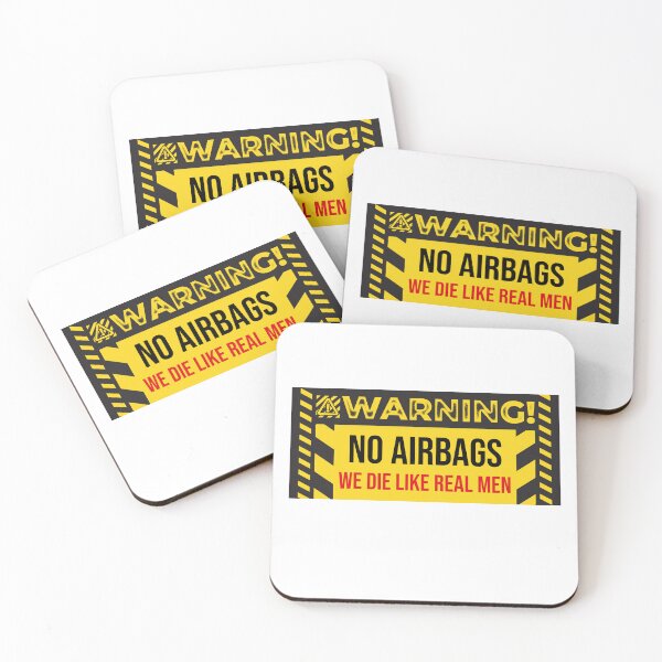 Item preview, No Airbags We Die Linke Real Men designed and sold by Freddy501  ⭐⭐⭐⭐⭐.