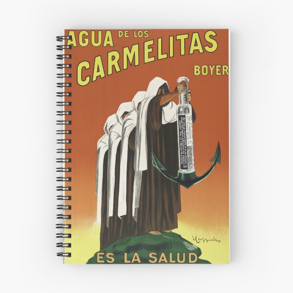 Item preview, AGUA DE LOS CARMELITAS BOYER Mineral Water 1911 Old French Art Deco Affiche by Leonetto Cappiello designed and sold by retroposters.
