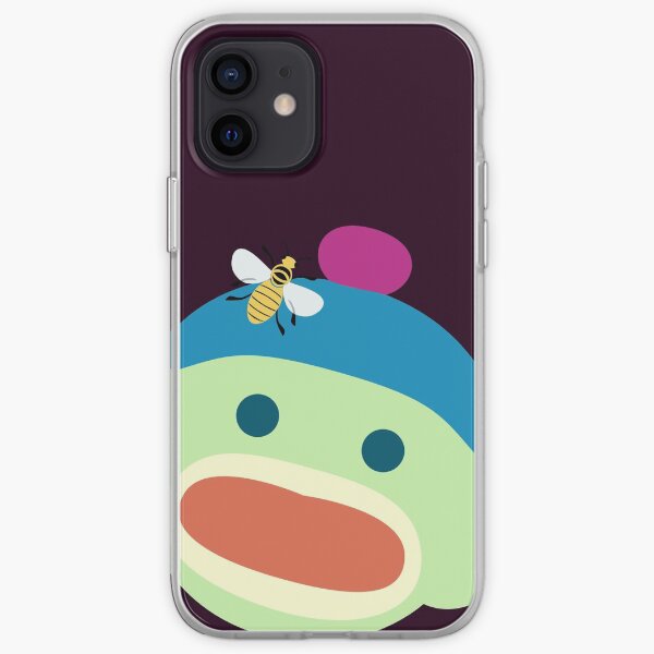 Sock Monkey With Bee iPhone Soft Case