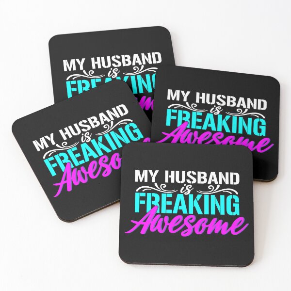 Item preview, MY HUSBAND IS FREAKING AWESOME designed and sold by jaftees.